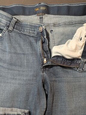 Lee And St Johns Bay Women's Bootcut Jeans in Light Blue Denim 18